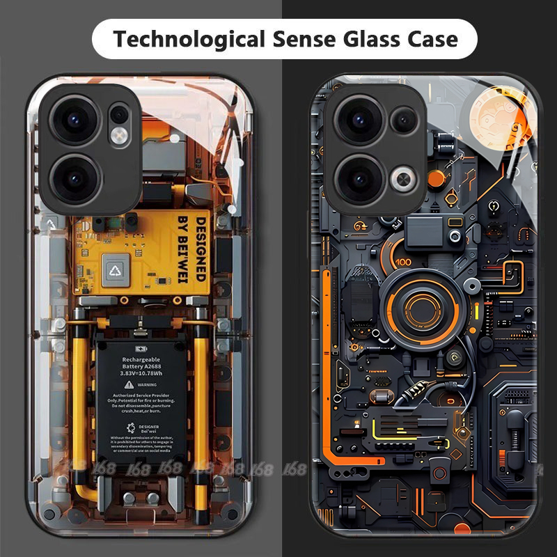 เคส OPPO Reno 13F 14 14F 13 12 12F Reno11 Reno10 Reno11F 14F A3 A5 A6 Pro 5G เคส OPPO Reno 14 12 11 10 Pro 5G โทรศัพท์มือถือ PCBA ใส กันกระแทก ป้องกันกล้อง สําหรับ