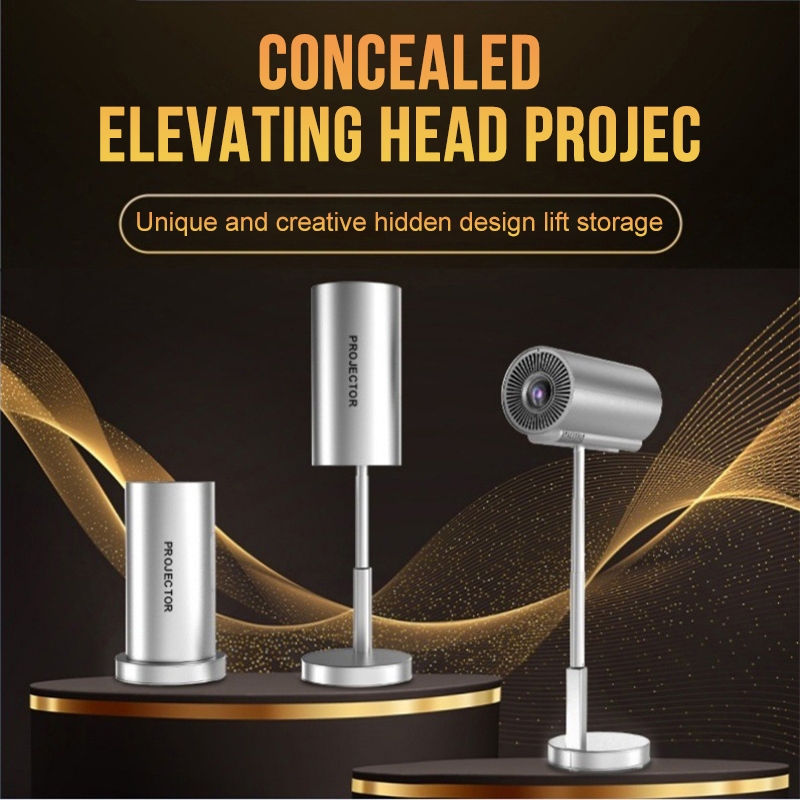 Ts-3 อุปกรณ์ฉายภาพบ้าน/240ANSI/1080P/4K/1.35: 1/LCD+LED/HDMI โปรเจคเตอร์ความละเอียดสูง