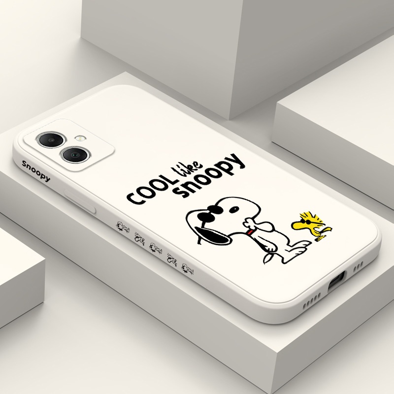Dashing สุนัขเคสโทรศัพท์สําหรับ Samsung Galaxy A17 A07 A56 A36 A26 A16 A06 A15 A25 A35 A55 A05 A05S 4G 5G ซิลิโคนเหลวด้านข้างรูปแบบฝาครอบ