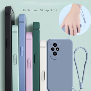 Honor 200 Lite 100 Pro กรอบกันชนสี่เหลี่ยมเคส TPU แบบนุ่มพร้…