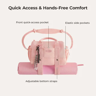 BAGSMART Mini Gym Bag Crossbody Bag Shoulder Sling Bag Handbag Duffel Bag for Sport Leisure Travel