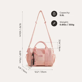 BAGSMART Mini Gym Bag Crossbody Bag Shoulder Sling Bag Handbag Duffel Bag for Sport Leisure Travel