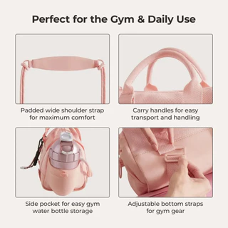 BAGSMART Mini Gym Bag Crossbody Bag Shoulder Sling Bag Handbag Duffel Bag for Sport Leisure Travel