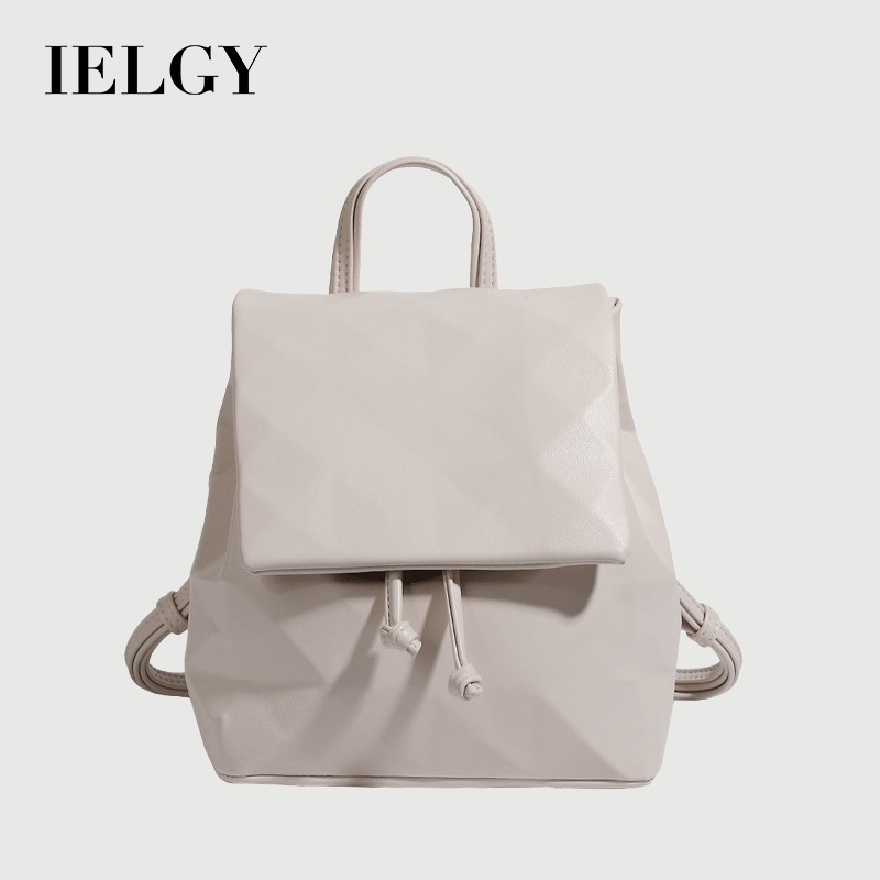 Ielgy Geometric Diamond Backpack Work Commuter Travel Travel Travel Bag All-Match Small Backpack