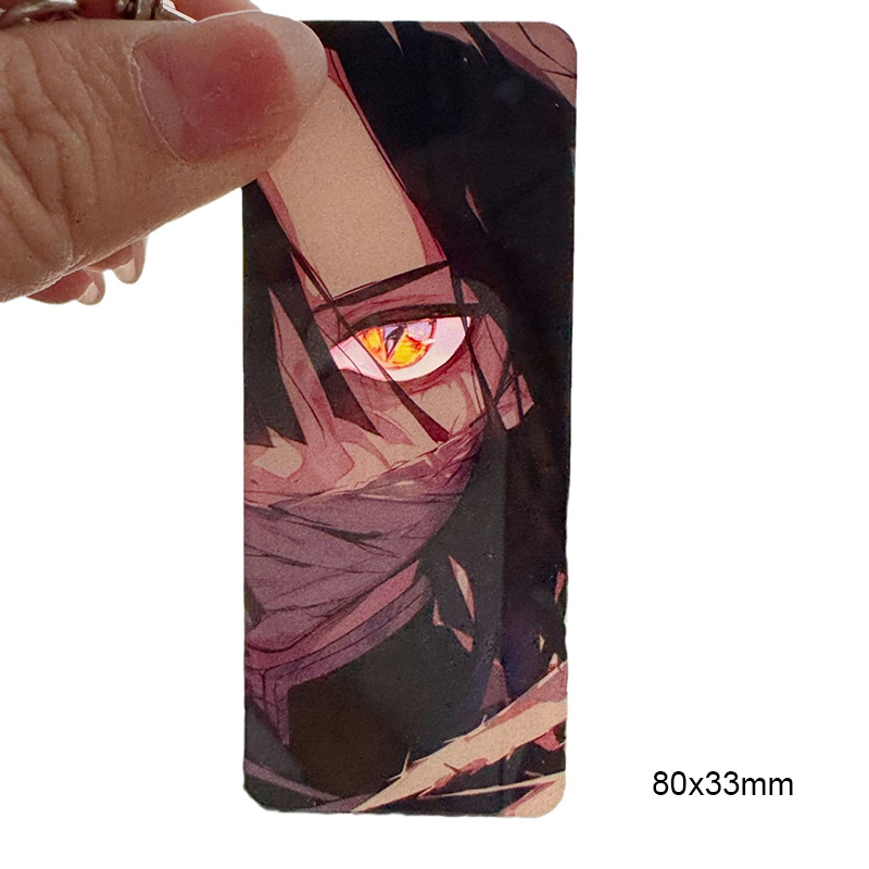 อะนิเมะ Demon Slayer พวงกุญแจ Muichirou Jujutsu Kaisen Gojo eye จี้การ์ดโปร่งใส ราคา ถูกที่สุด ดีลบีเคเค แกลเลอรีภาพที่ 6