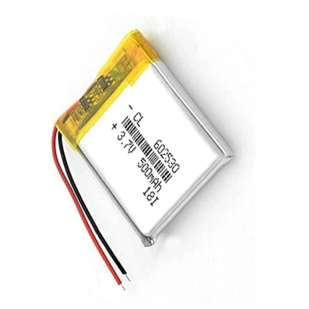 แบตเตอรี่ / 3 สาย / 3.7V / 602530  สำหรับอุปกรณ์อิเล็กทรอนิกส์ต่างๆ ติดตั้งตามขนาด