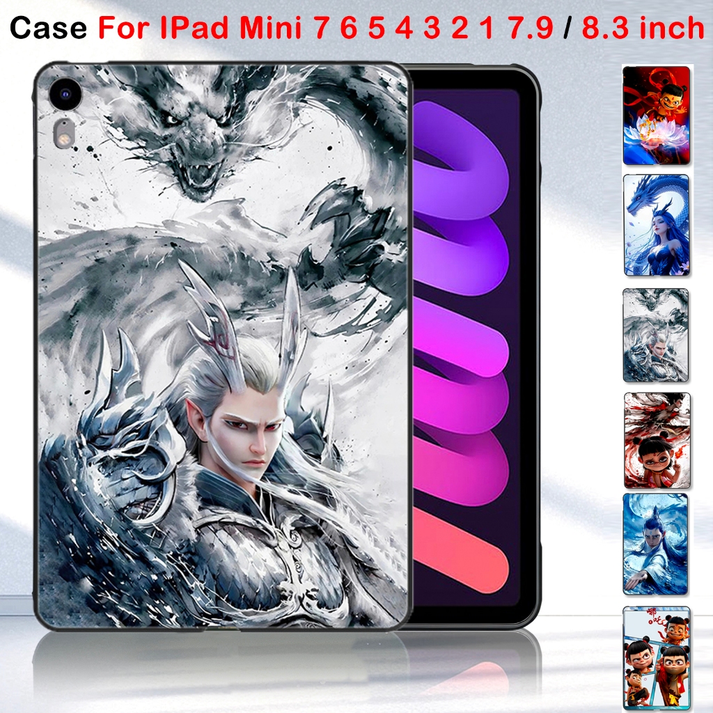 สําหรับipad Mini 5 4 3 2 1 7.9 นิ้วA2126 A1538 แฟชั่นNEZHAอะนิเมะรูปแบบแท็บเล็ตIPad Mini 6 7 8.3 "A2