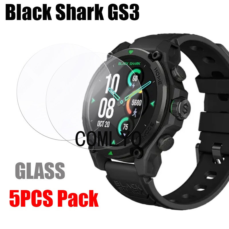 สําหรับ Black Shark GS3 สมาร์ทวอทช์กระจกนิรภัยป้องกันหน้าจอ 9H 2.5D ฟิล์ม