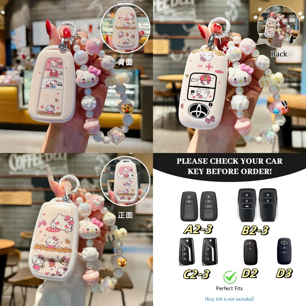 เคสกุญแจ toyota yaris cross Vios Ativ Avanza Veloz Raize 2021-2025 ฝาครอบรถปลอกกรณีพรีเมี่ยม TPU กระเป๋าใส่กุญแจรถยนต์