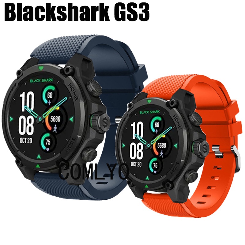 สําหรับ Black Shark GS3 สายรัดสมาร์ทวอทช์ซิลิโคนสร้อยข้อมือผู้หญิงเข็มขัดผู้ชาย