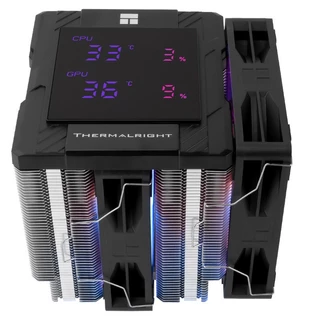 Thermalright PA120 Digital WHITE ARGB จอแสดงผล LCD CPU Air Cooling หม้อน้ํา 6 ท่อความร้อนแชสซีระบายความร้อน CPU/CPU ตรวจสอบพร้อมกัน/รองรับ LGA1851/1700/AM5