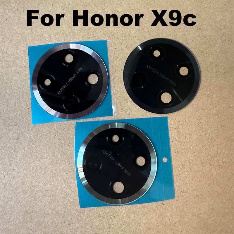 สําหรับ Huawei Honor X9C 5G เลนส์กล้องด้านหลังฝาครอบกระจกเปลี่ยนสติกเกอร์กาว BRP-NX1