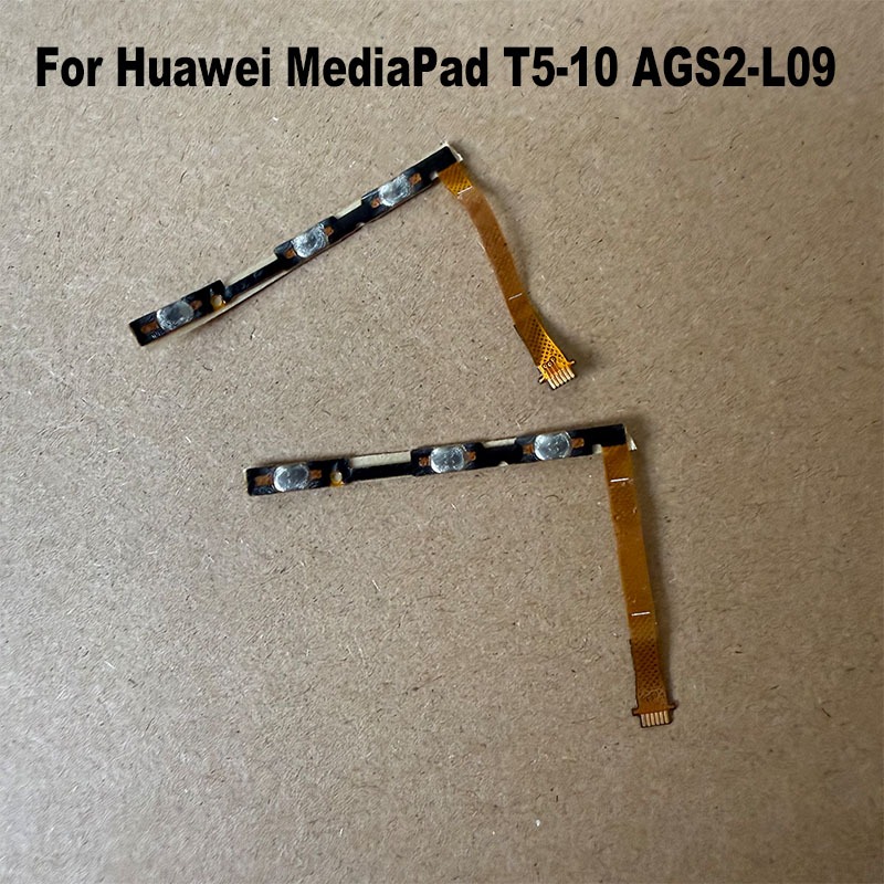 สําหรับ Huawei MediaPad T5-10 AGS2 W09 W19 L09 10.1 "เปิดปริมาณปิดด้านข้างปุ่มสวิทช์ Key Flex อะไหล่ซ่อม
