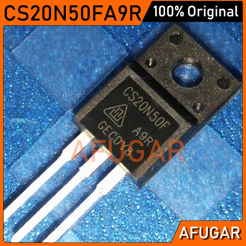 5pcs Original CS20N50F A9R CS20N50F TO-220F CS20N50FA8H 20N50F TO220F 20A/500V MOSFET ทรานซิสเตอร์ให