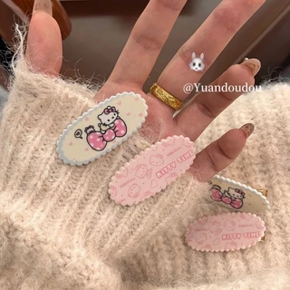 แฟชั่นเกาหลี กิ๊บติดผมแมวคิตตี้สีชมพูหญิง อิน ของขวัญวันเกิดนักเรียนน่ารัก