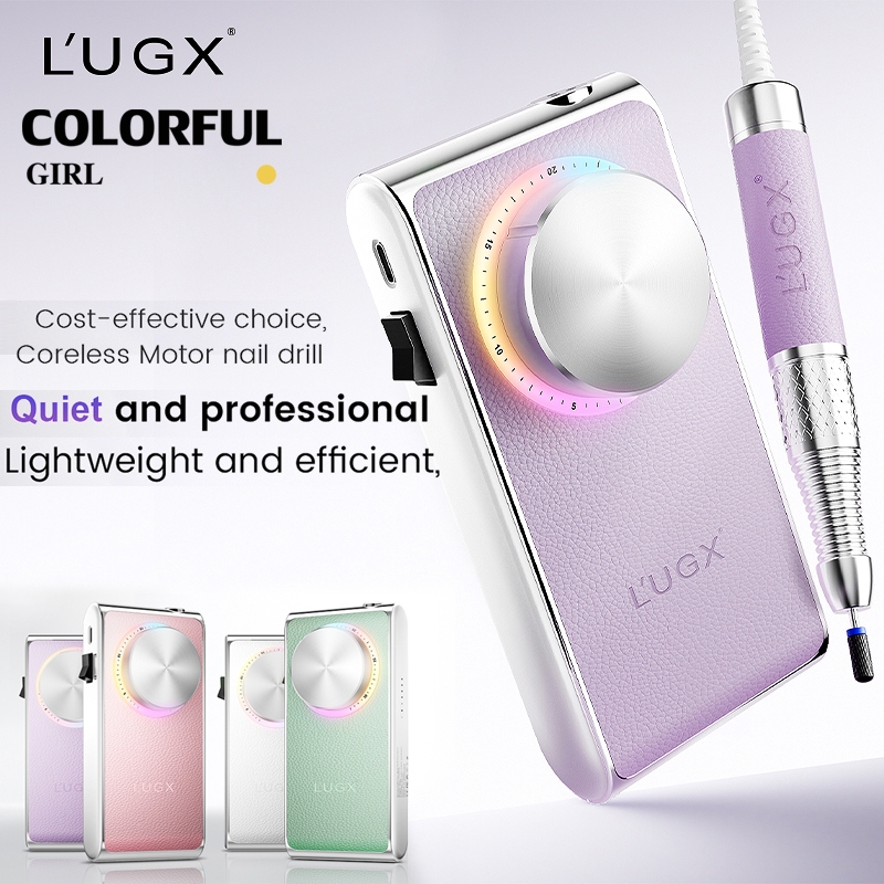 ✅พร้อมส่ง✅  เครื่องเจียร์เล็บ LG-902 LUGX มี 4 สีให้เลือก 30,000 rpm 24w เครื่องเจียแบบพกพา ชาร์จไฟได้L'UGX Nail Drill สีสันสดใส