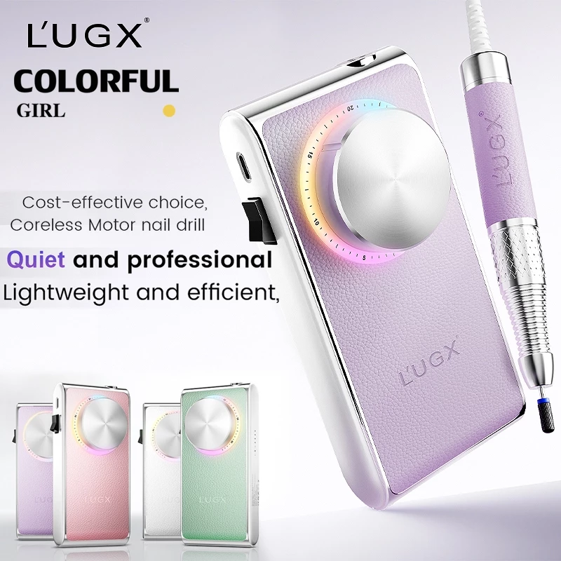 ✅พร้อมส่ง✅ เครื่องเจียร์เล็บ LG-902 LUGX มี 4 สีให้เลือก 30,000 rpm 24w เครื่องเจียแบบพกพา ชาร์จไฟได้L'UGX Nail Drill สีสันสดใส