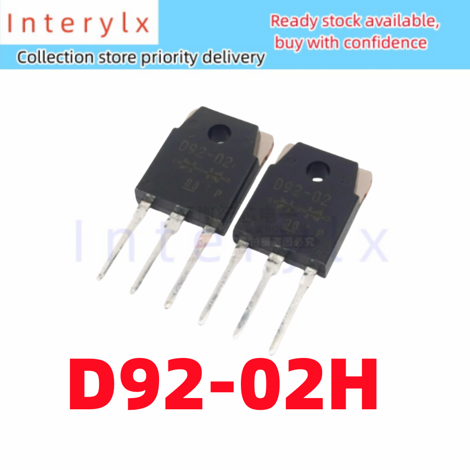 1 ชิ้น/ล็อตยี่ห้อใหม่ D92-02H TO-3P D92020H 20A 200V เครื่องเชื่อมทั่วไป Quick Recovery Diode