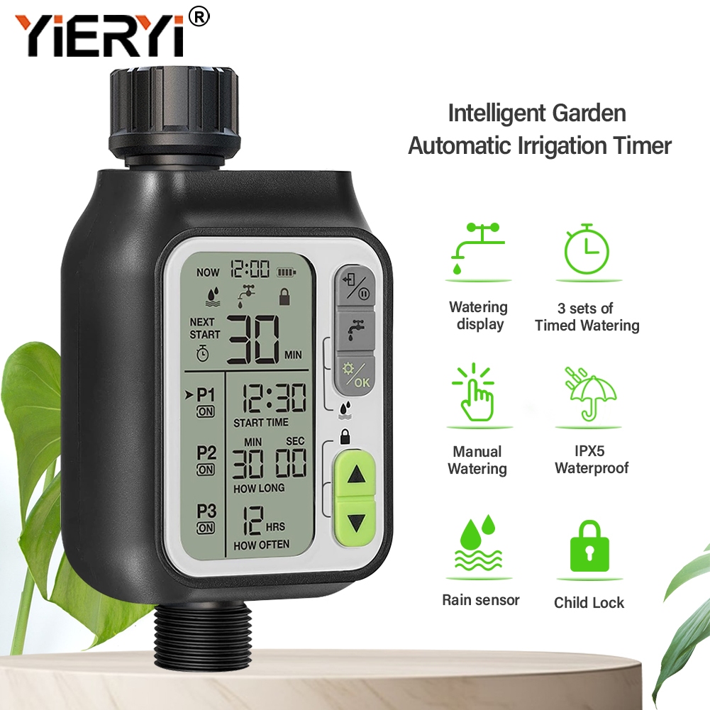 Yieryi Rainwater Sensor รดน้ําอัตโนมัติ Timed