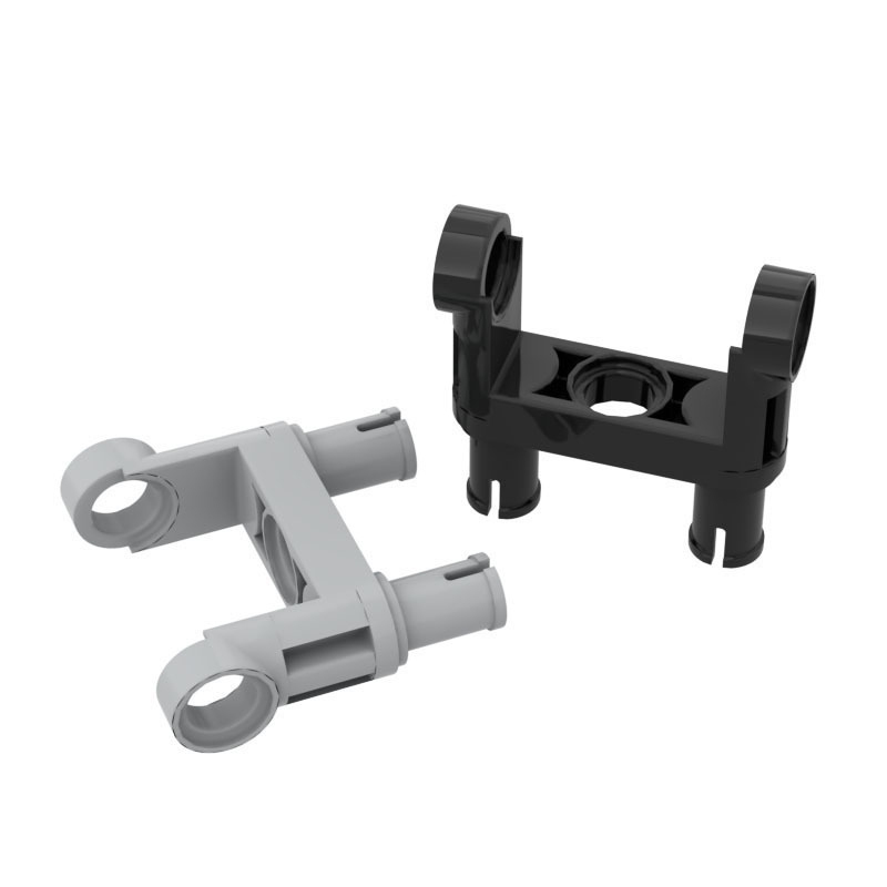 5pcs Building Blocks การวิเคราะห์ DIY Bolted pile connector ใช้งานร่วมกับประกอบอนุภาค Moc อะไหล่ของเล่น 48496 อิฐ