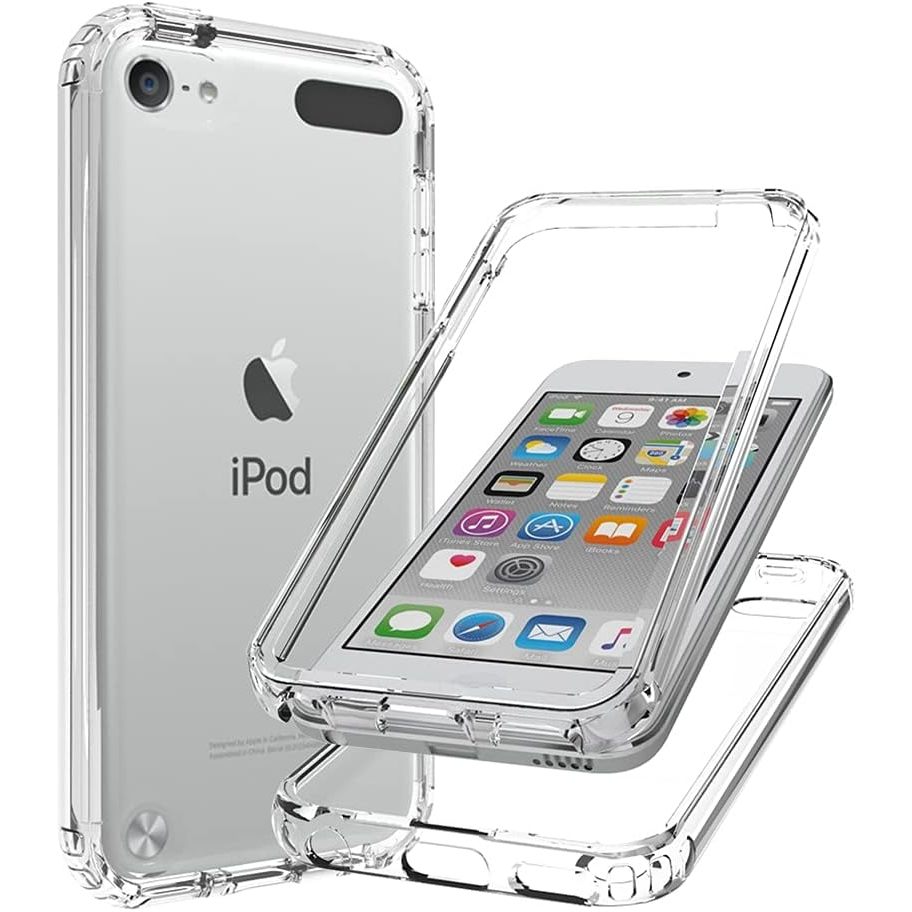 Clear iPod Touch 7th Generation Case Heavy Duty Full Body Rugged Slim Fit กันกระแทกสําหรับ iPod Touc