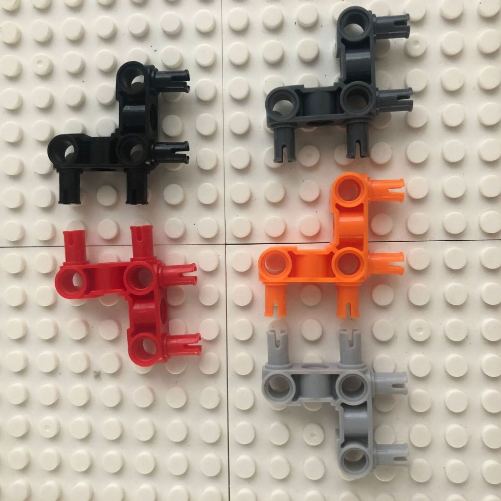 3 ชิ้น MOC Building Blocks ชิ้นส่วนทางเทคนิค ANGULAR BEAM 90DEGR. W.4 SNAPS เข้ากันได้กับอิฐของเล่นเด็กผู้ชาย 55615 สําหรับเด็ก