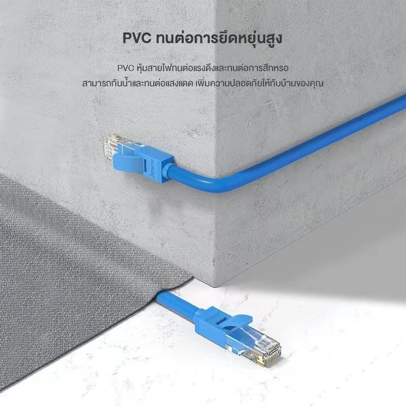 【🔥🔥ส่งไวจากไทย】สายแลน CAT6 Lan Cable RJ45 วิ่งเต็มสเปก3m/5m/10m/20m/30m/50m สายเเลน ที่ดีที่สุด สาย LAN ความเร็วสูง