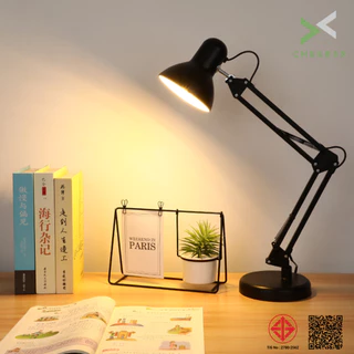โคมตั้งโต๊ะ โคมไฟอ่านหนังสือ ไฟตั้งโต๊ะ โคมไฟทําเล็บ Table lamp ปรับระดับได้ หมุนได้ cheers9
