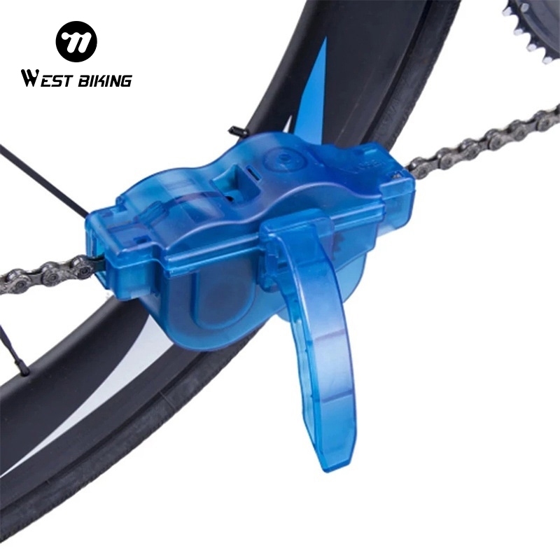 WEST BIKING จักรยานทําความสะอาดโซ่แบบพกพาทําความสะอาดโซ่ Mountain Road Speed Chain เครื่องมือบํารุงรักษา Fast Decontamination