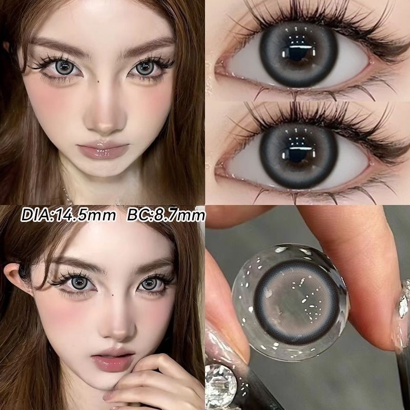 COD -100°~-800🌈คอนแทคเลนส์สี🌈 คอนแทคเลนส์ครึ่งปี คอนแทคเลนส์ 14.0mm/14.2mm/14.5mm 1003