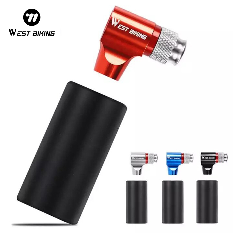 WEST BIKING วาล์วปั๊มลม CO2 ขนาดเล็ก อุปกรณ์เสริม สําหรับรถจักรยาน