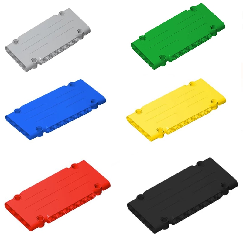 1pcs ชิ้นส่วนทางเทคนิค 64782 15458 แผ่นแผงแบน 1x5x11 1X3X11 Mechanical Building Blocks รถ MOC อะไหล่