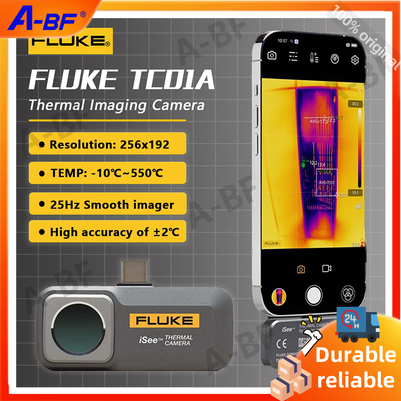 Fluke iSee TC01A/TC01B กล้องถ่ายภาพความร้อน สําหรับ Android/IOS Phone (-10 to 550℃256x192 พิกเซล)