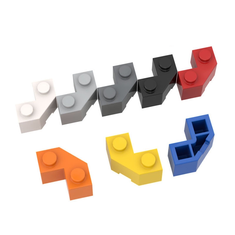 5pcs 87620 Wedge 2 x 2 Facet อิฐของเล่นสําหรับการวิเคราะห์ Buildings บล็อกใช้งานร่วมกับประกอบอนุภาค DIY MOC
