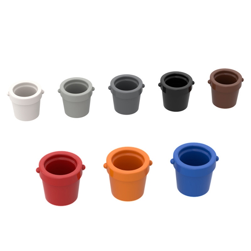 10pcs 95343 95344 Building Block Part มือถือ 1×1 แบบพกพา Keg และขนาดเล็กถัง DIY ประกอบอนุภาค MOC ของเล่น