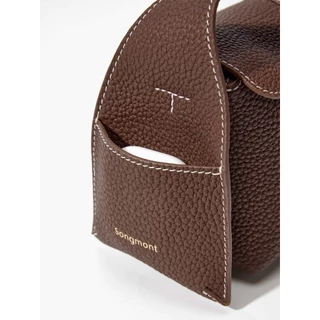 Songmont Mini Drippy Roof Bag กระเป๋าสะพายไหล่ Full-Grain Cow Leather Sling Bag Women