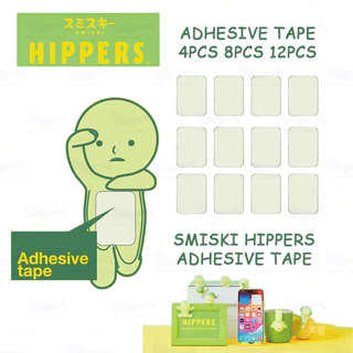4 ชิ้น 8 ชิ้น 12 ชิ้นเทปกาว Smiski HIPPERS Nano เทปสองด้านเปลี่ยนโดยไม่ทิ้งร่องรอย