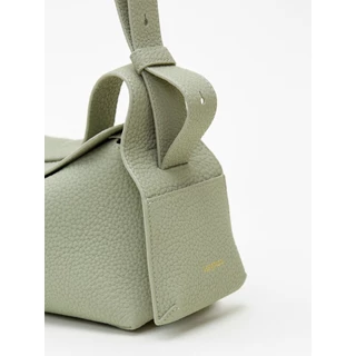 Songmont Small Drippy Roof Bag กระเป๋าสะพายไหล่สําหรับผู้หญิง Full-Grain Cow Leather Sling Bag Women