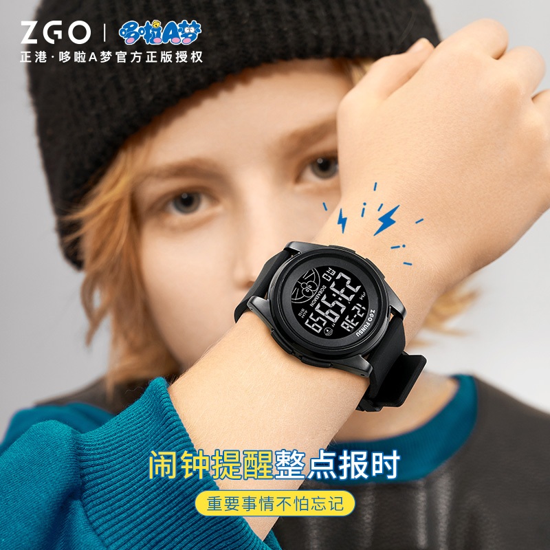 Zgo x Doraemon Kids Smartwatch สําหรับเด็กผู้หญิงนาฬิกาสปอร์ตกันน้ําของขวัญ Back-to-School 8592