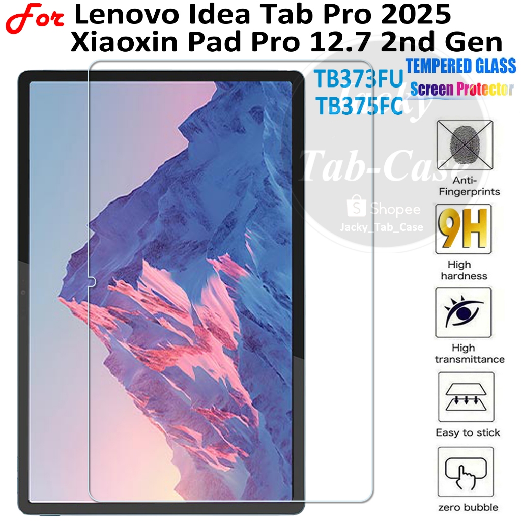 สําหรับlenovo Idea Tab Pro 12.7 "2025 Xiaoxin Pad Pro 12.7 2nd Gen TB373FU TB375FC TB375FBกระจกนิรภัยฟิล์มHDป้องกันหน้าจอ