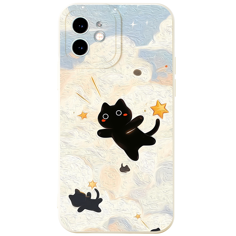 Jursue เคสคู่ เคสไอโฟน คู่รัก กันกระแทกซิลิโคนนุ่มการ์ตูนน่ารักตลก เคสโทรศัพท์ for iPhone 17 Air 16 15 14 13 12 11 Pro Max SE 2020 X XR XS 8 7 Plus พลัส YH417 - รูปที่ 7