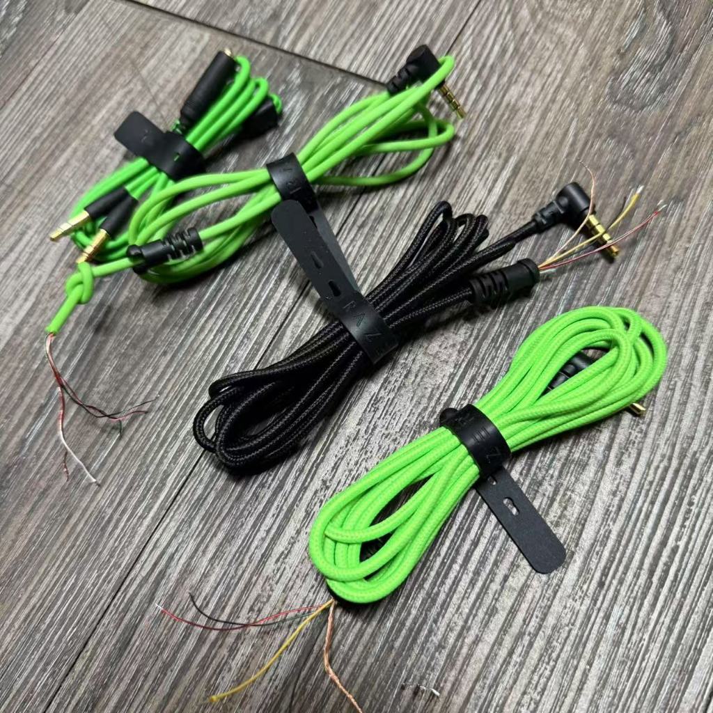 เปลี่ยนสายเชื่อมต่อเสียงสําหรับชุดหูฟังสําหรับเล่นเกม Razer Blackshark V2 V2X เปลี่ยนสายเคเบิล aux 5 คอร์