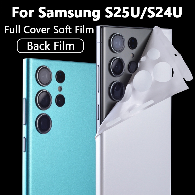 ฟิล์มหลัง PVC สําหรับ Samsung Galaxy S25 Ultra/S24 Ultra Anti-scratch Back Film สําหรับ S25ultra Sof