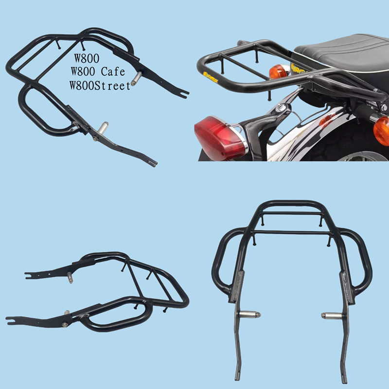 Kawasaki W800 W800Cafe W800Street แร็คหลัง แร๊คท้าย แร็คท้าย ตะแกรงหลัง ชั้นวางกระเป๋าเดินทาง สําหรั