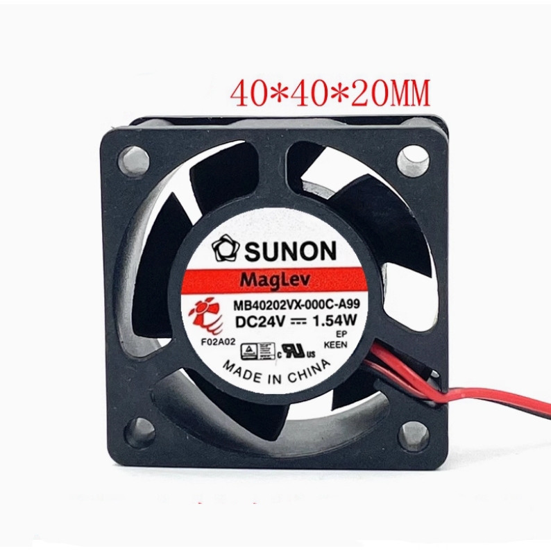 MB40202VX-000C-A99 24V 1.54 W 4020 MagLev SUNON พัดลมในตัว