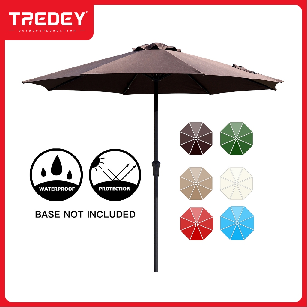 Tredey 2.3M ร่มสวนและกลางแจ้ง, ร่มคาเฟ่ด้านข้างสระว่ายน้ํา, หลายสี