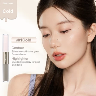 [ขายดี] Judydoll จูดี้ดอล สองหัว ไฮไลท์คอนทัวร์ ติดทนนาน กันน้ำ นุ่มลื่น Liquid Contour & Highlight