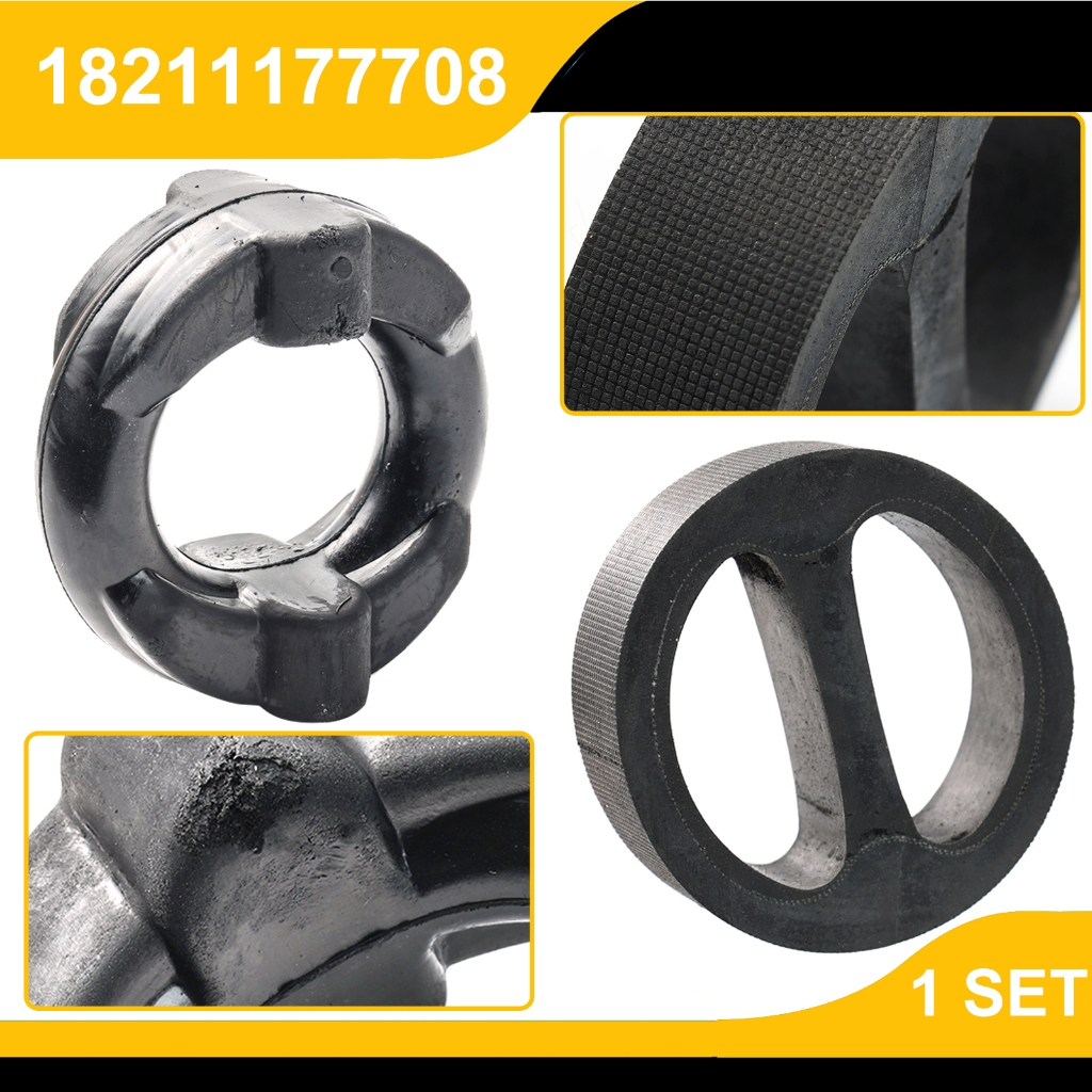 2pcs ไอเสียแขวน Bushing ยางท่อไอเสียสําหรับ BMW E21 E34 E24 E28 E32 E30 E36 3 5 6 7 หางท่อ Mount ผู้ถือ Insulator วงเล็บ OEM18211177708