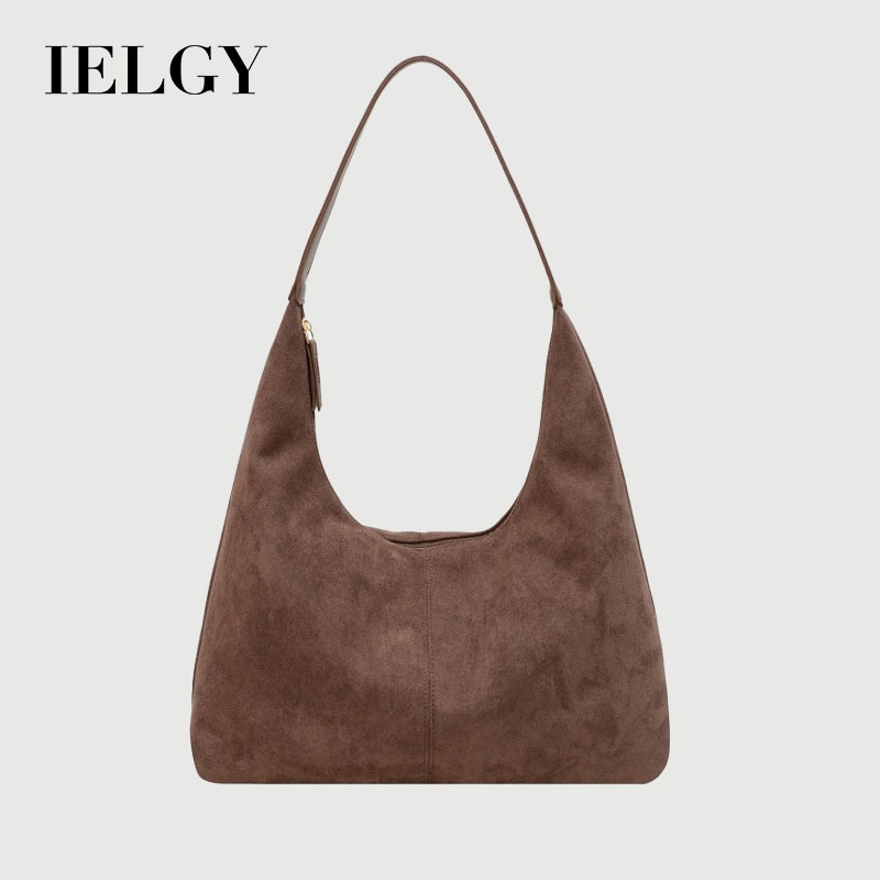 IELGY Tote Bagฤดูใบไม้ร่วงฤดูหนาวขนาดใหญ่-ความจุRetro Frosted Underarm Bagแฟชั่นCommuter All-