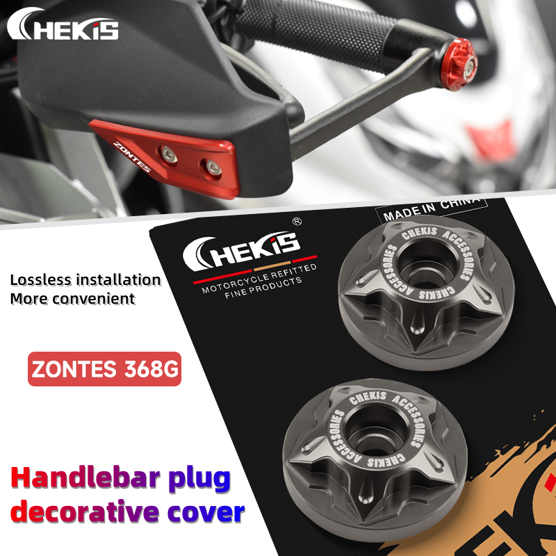 Chekis สําหรับ ZONTES 368G V1 V2 handle balance ปลั๊กหาง handle balance ปลั๊กตกแต่งฝาครอบ Hand guard อุปกรณ์เสริม 368 G 2026